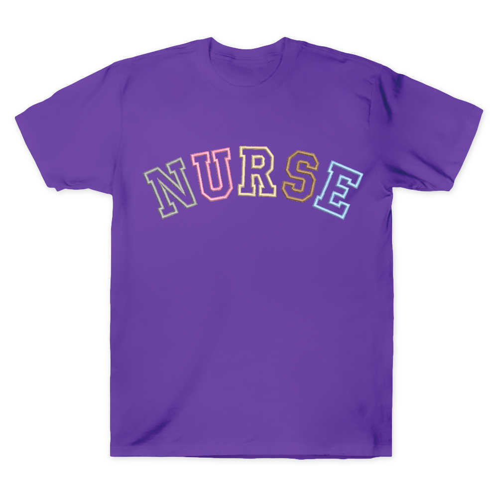 Embroidered Nurse Cotton Doctor T-shirt