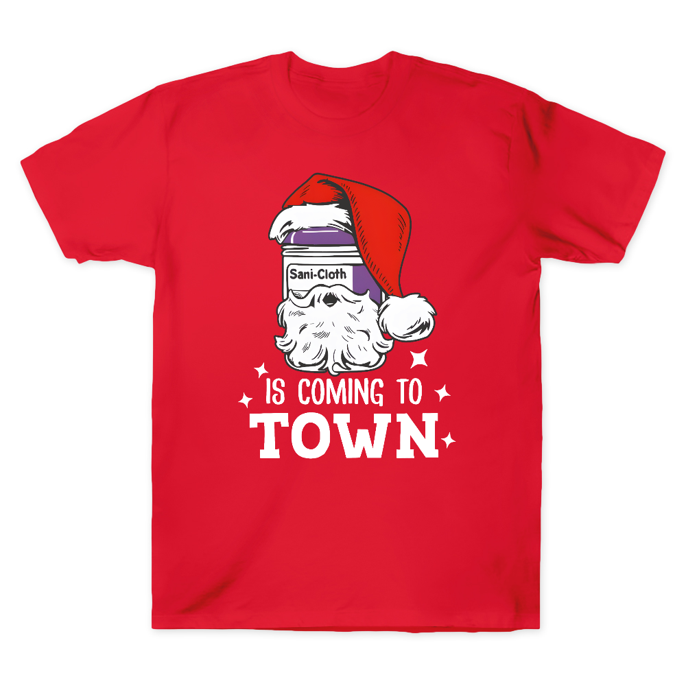 Funny Santa Nurse Medical Assistant Christmas Cotton Doctor T-shirt