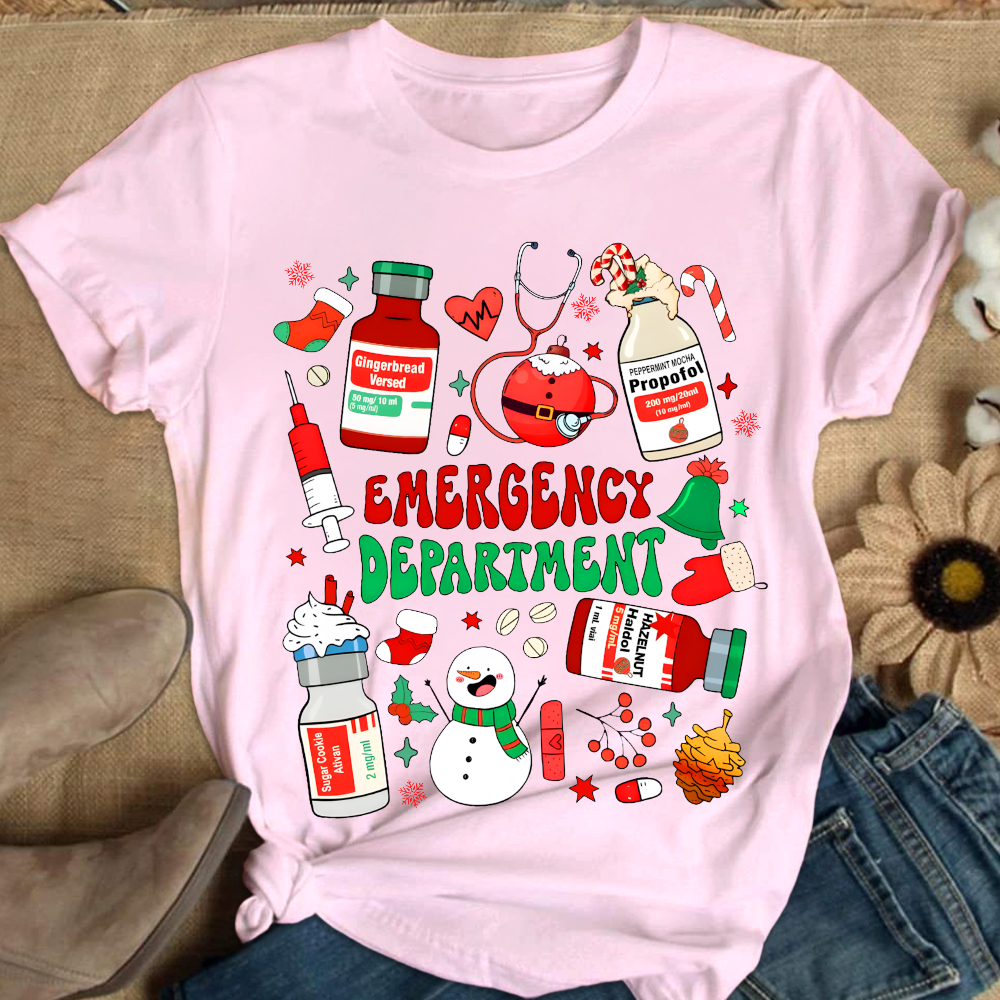 Emergency Department Cotton Nurse T-shirt