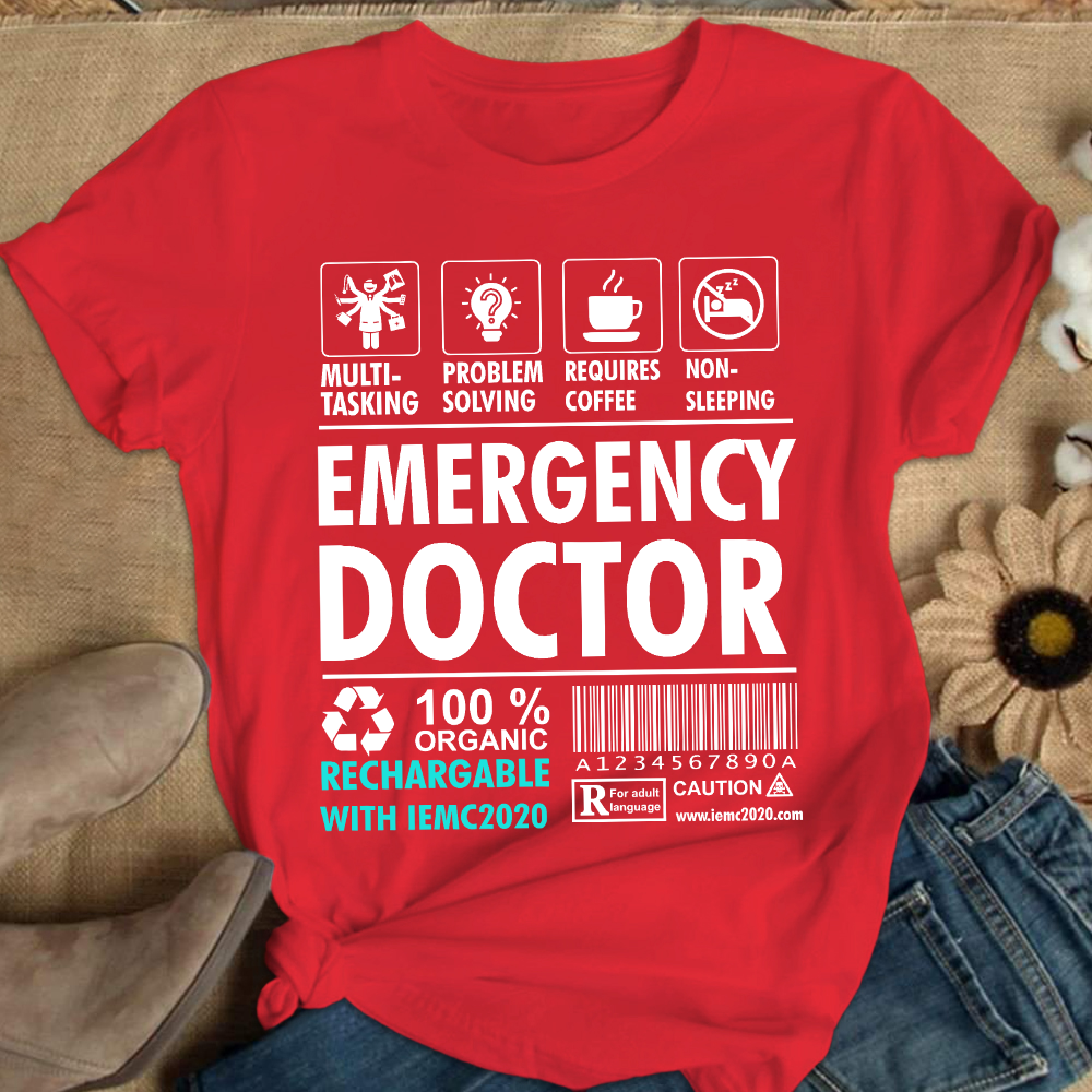 Emergency Doctor's Manual Cotton Nurse T-shirt
