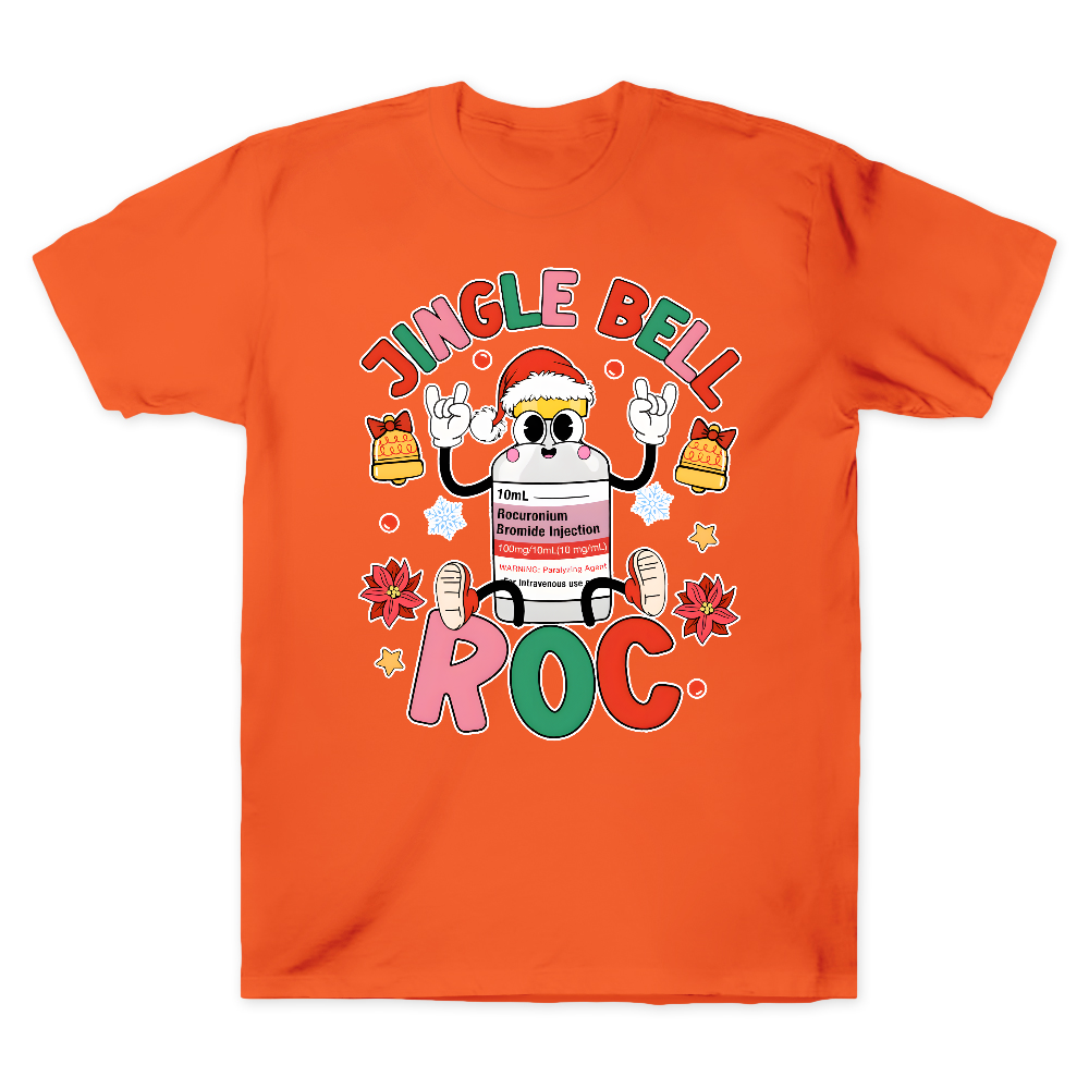 Jingle Bell Roc Funny Cotton Doctor T-shirt