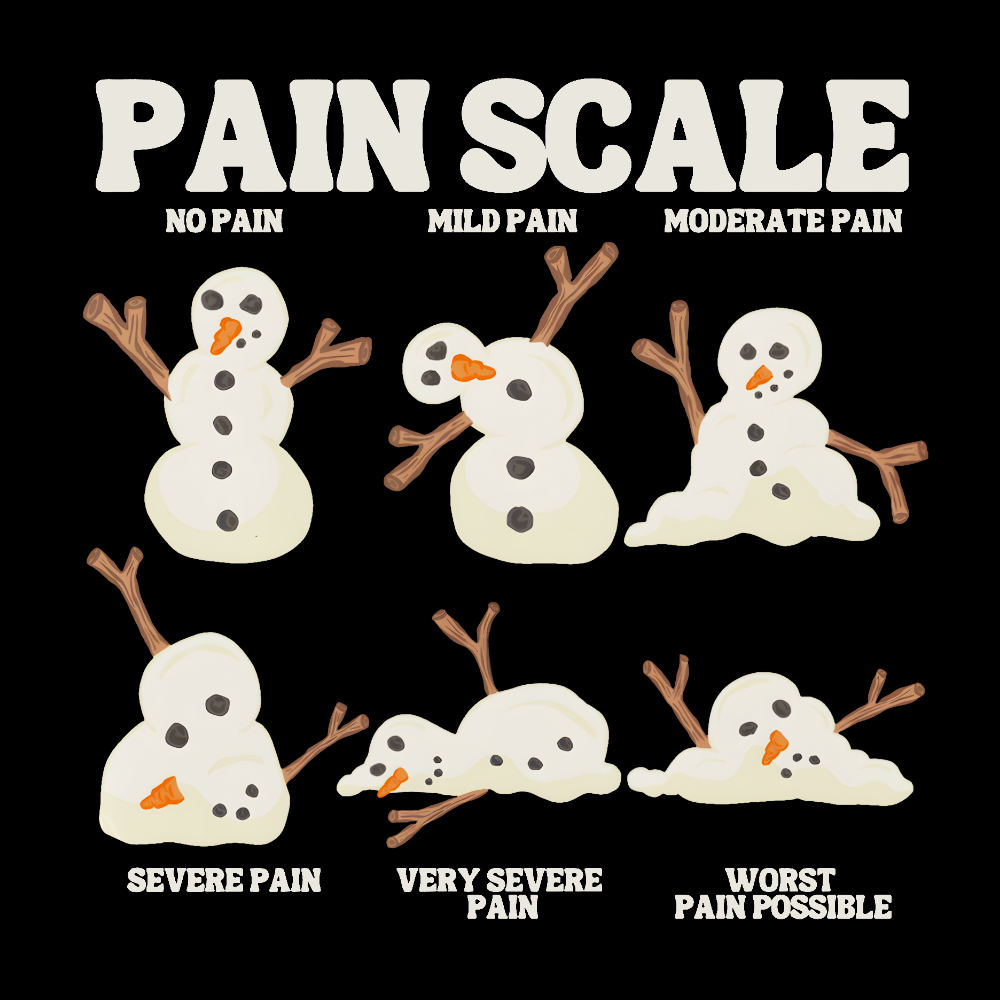Healthcare Worker Pain Assessment Cotton Doctor T-shirt
