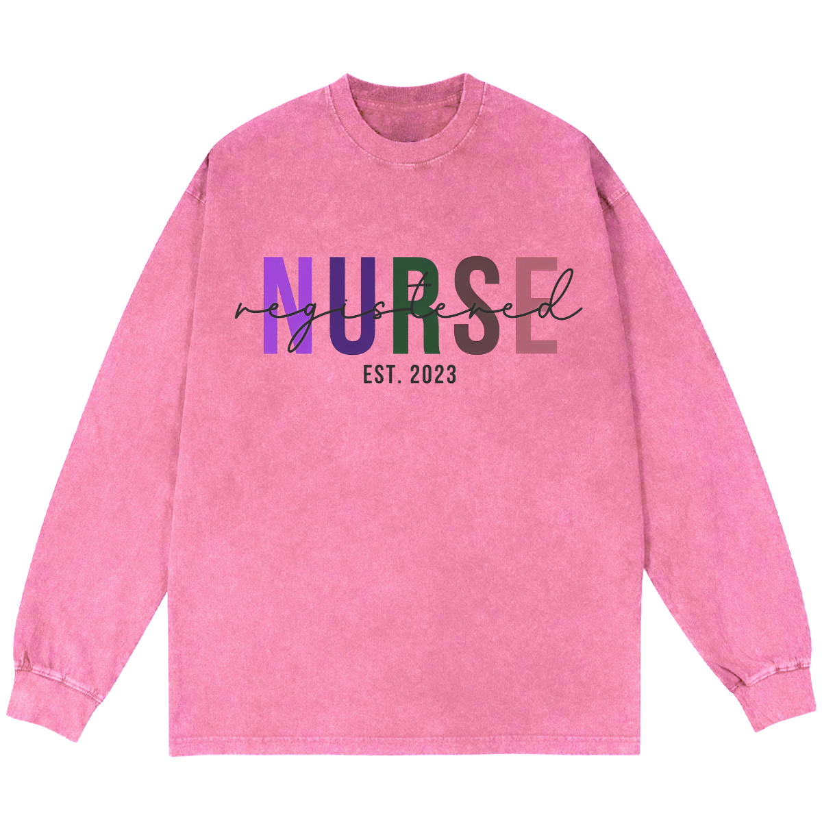Registered Nurse Vintage Washed Sweatshirts
