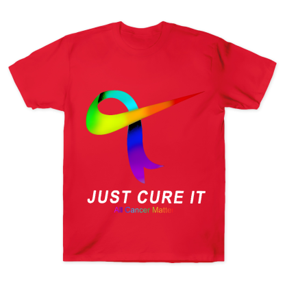 Just Cure It Cancer Awareness Doesn'T Discriminate Cotton Doctor T-shirt