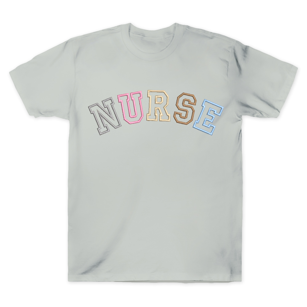 Embroidered Nurse Cotton Doctor T-shirt