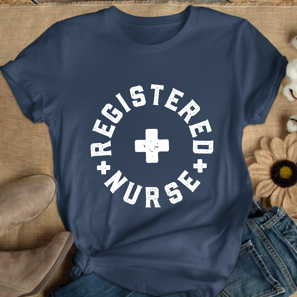 Registered Nurse Cotton Nurse T-shirt