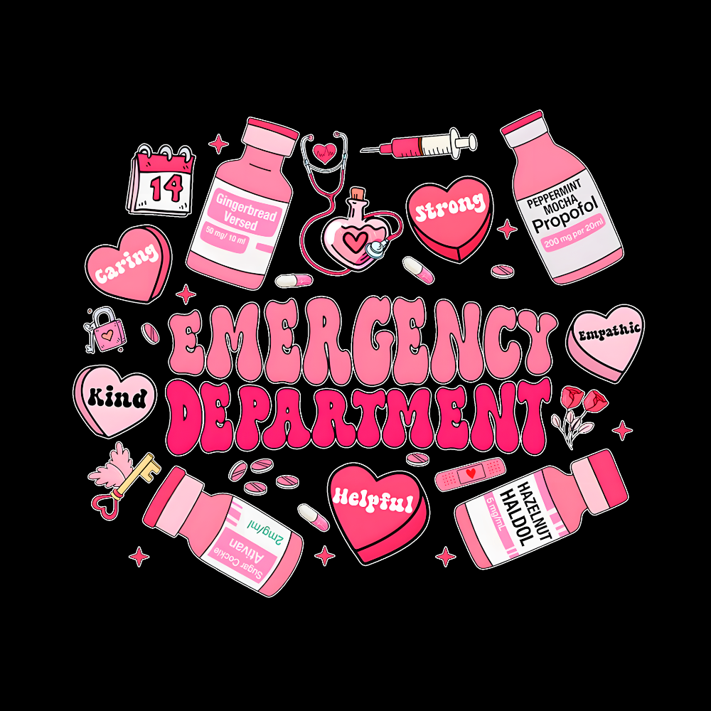 Emergency Department Gift Cotton Nurse T-shirt