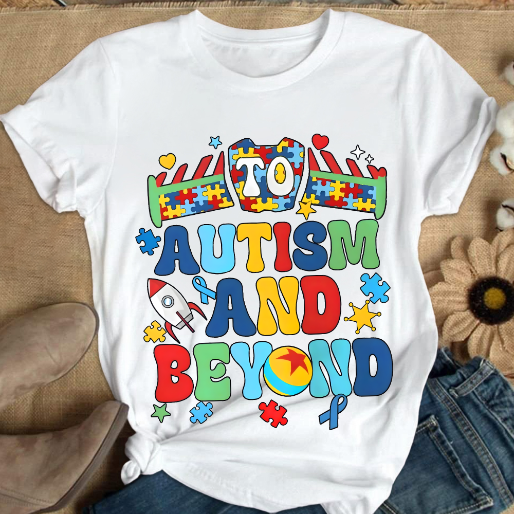 To Autism And Beyond Cotton Nurse T-shirt