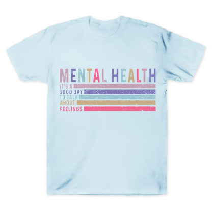 Mental Health It's A Good Day To Talk About Feelings Cotton Doctor T-shirt