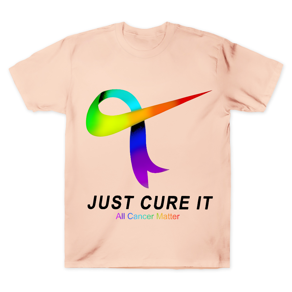Just Cure It Cancer Awareness Doesn'T Discriminate Cotton Doctor T-shirt