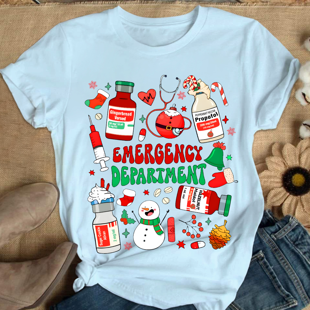 Emergency Department Cotton Nurse T-shirt