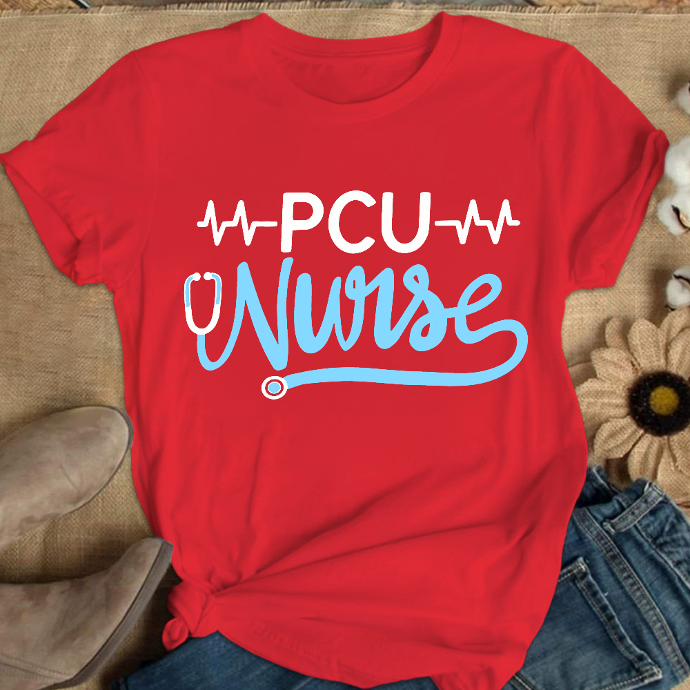 PCU Nurse Cotton Nurse T-shirt