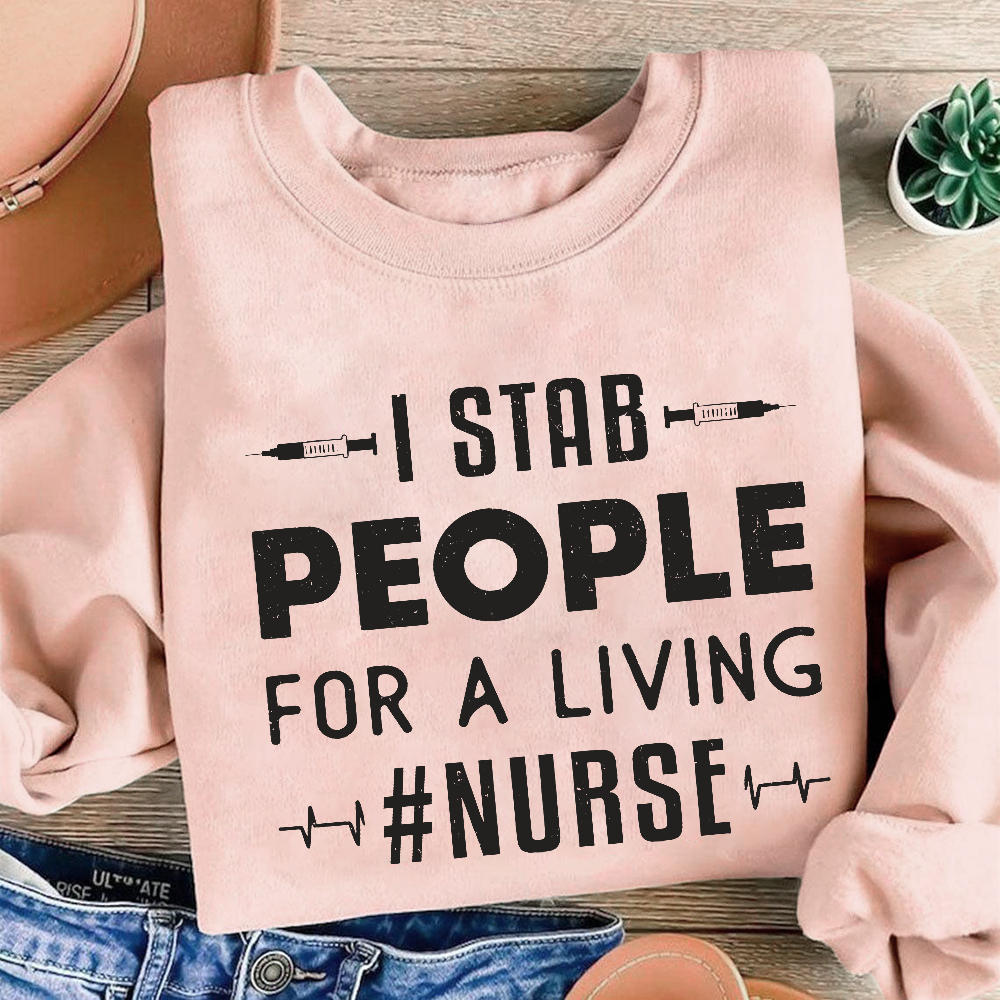 ICU Nurses Medicine Emergency Ambulance Cotton Pullover Sweatshirt