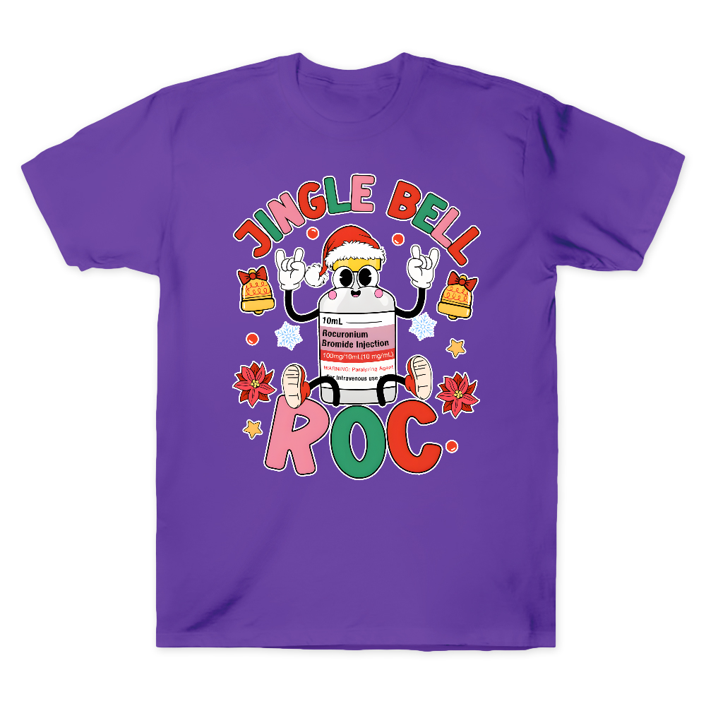 Jingle Bell Roc Funny Cotton Doctor T-shirt