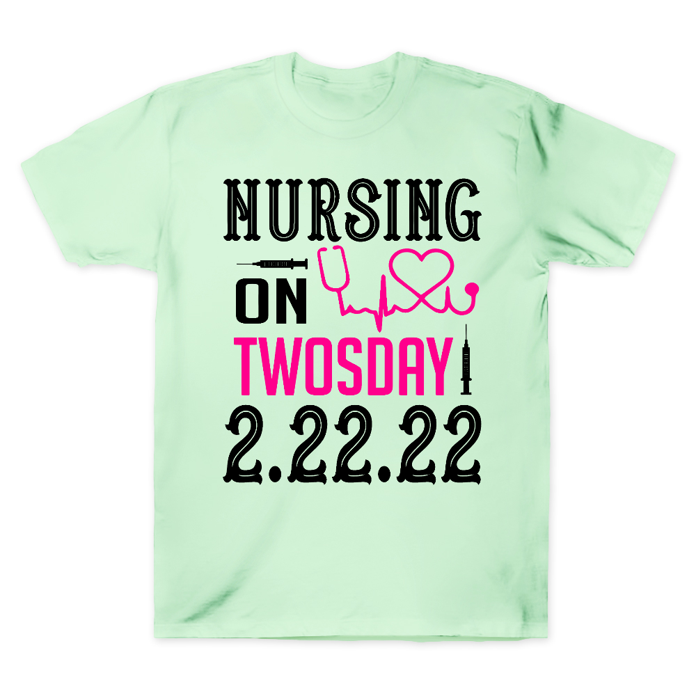 Nursing School On TwosDay Cotton Doctor T-shirt