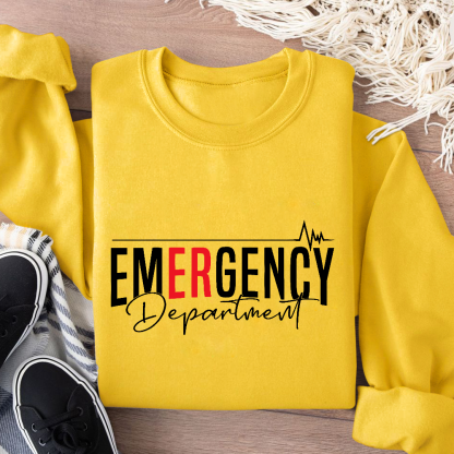 Emergency Department Cotton Pullover Sweatshirt