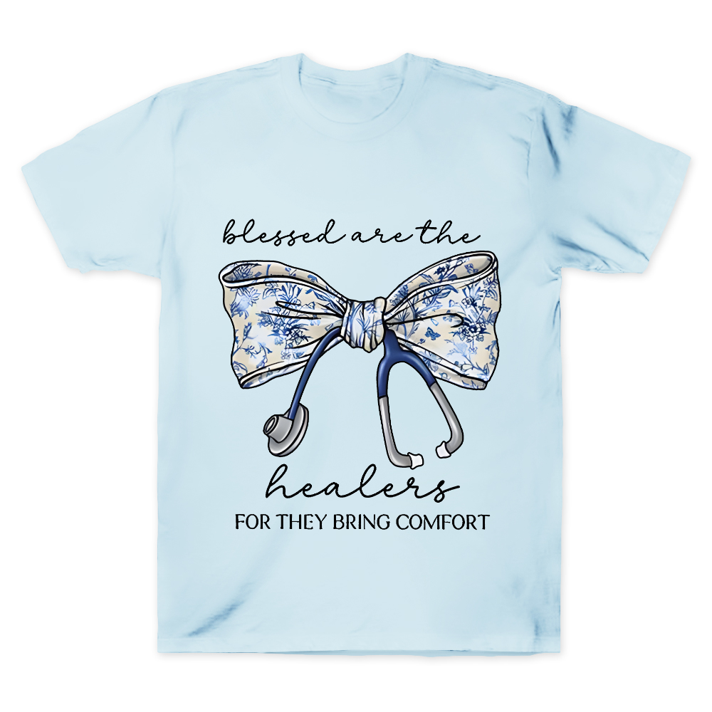 Blessed Are The Healers For They Bring Comfort Cotton Doctor T-shirt