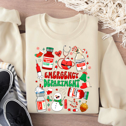 Emergency Department Cotton Pullover Sweatshirt