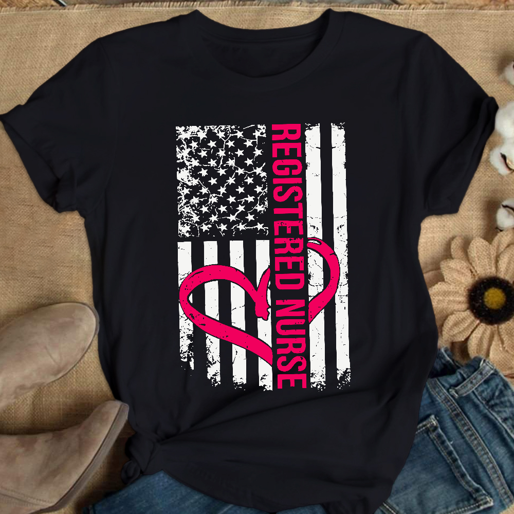 Registered Nurse Cotton Nurse T-shirt