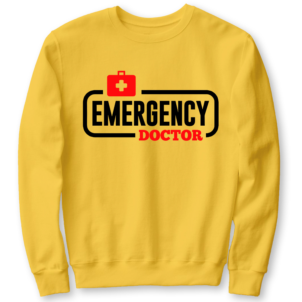 Emergency Doctor Cotton Pullover Sweatshirt