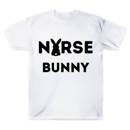Nurse Bunny Cotton Doctor T-shirt