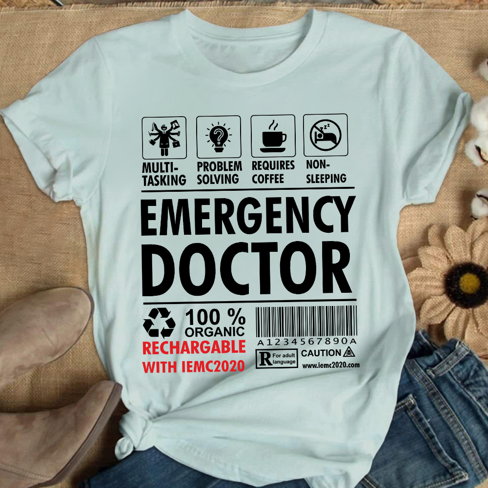 Emergency Doctor's Manual Cotton Nurse T-shirt