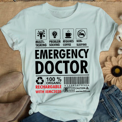 Emergency Doctor's Manual Cotton Nurse T-shirt