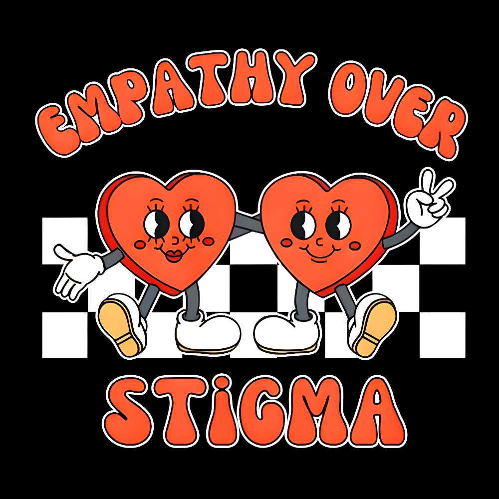Empathy Over Stigma Cotton Nurse T-shirt
