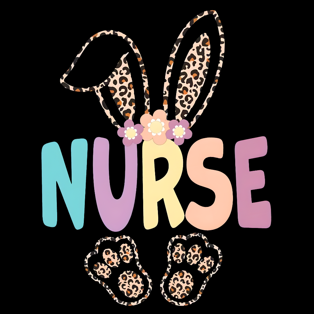 Easter Bunny Cotton Nurse T-shirt