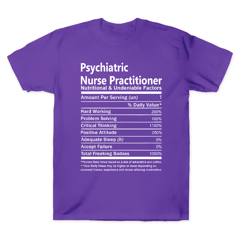 Psychiatric Nurse Practitioner Cotton Doctor T-shirt