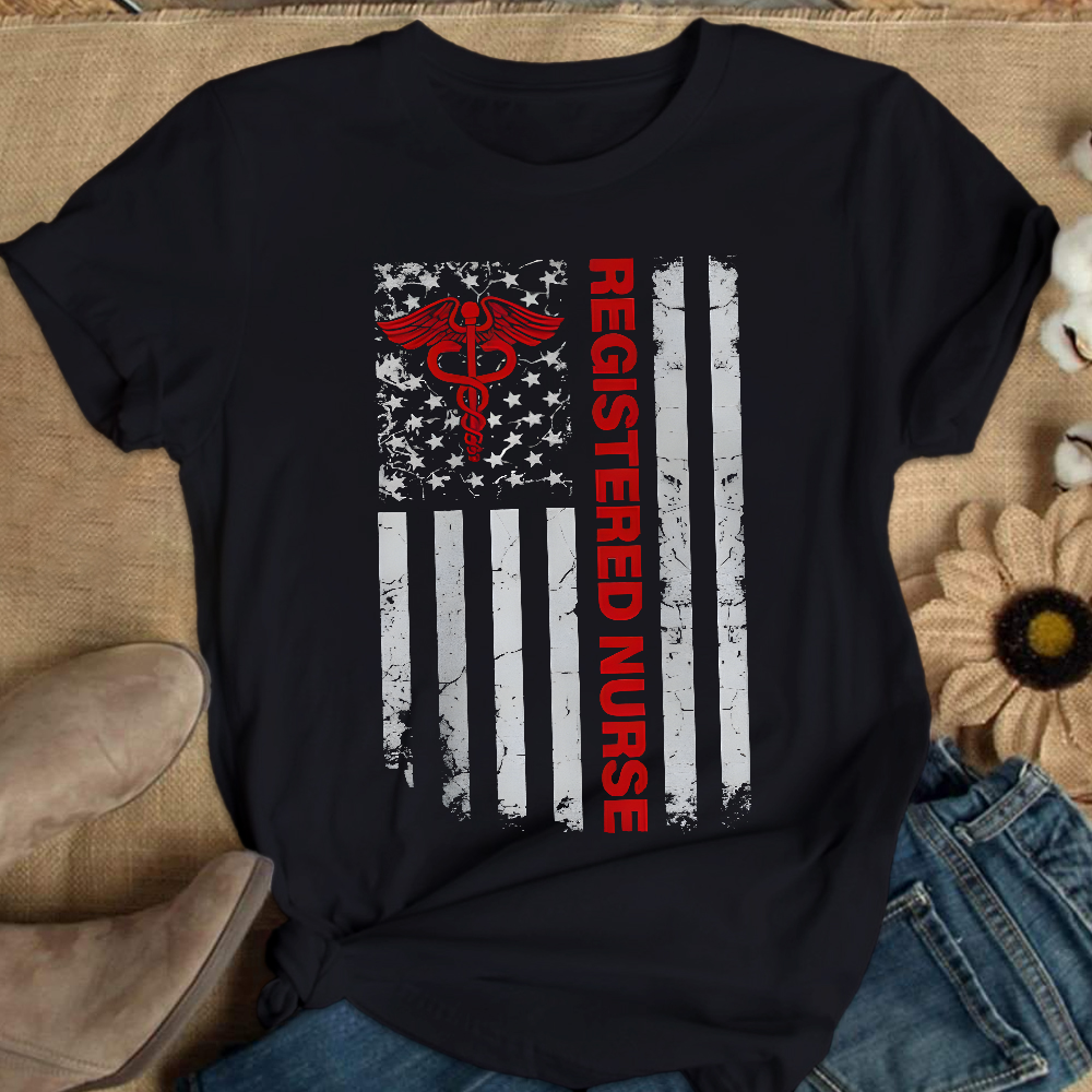 Registered Nurse Cotton Nurse T-shirt