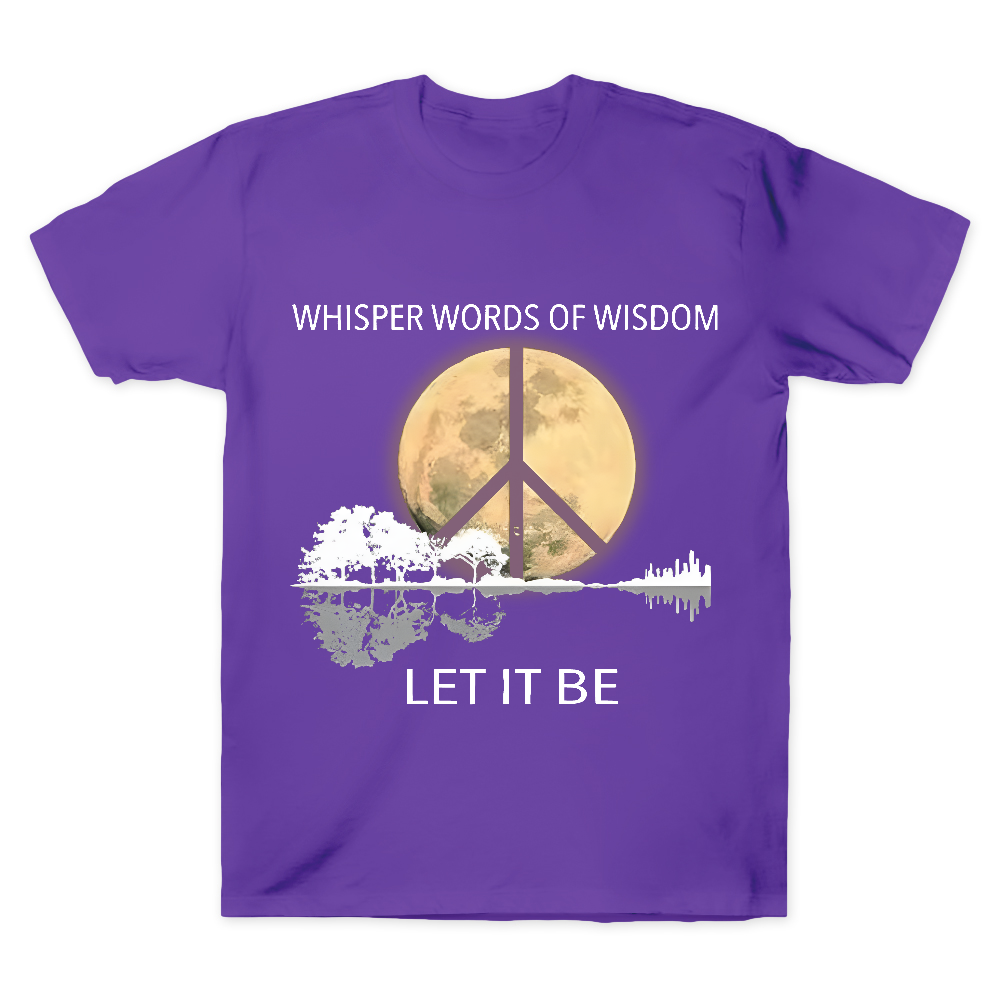 Whisper Words Of Wisdom Let It Be Cotton Doctor T-shirt
