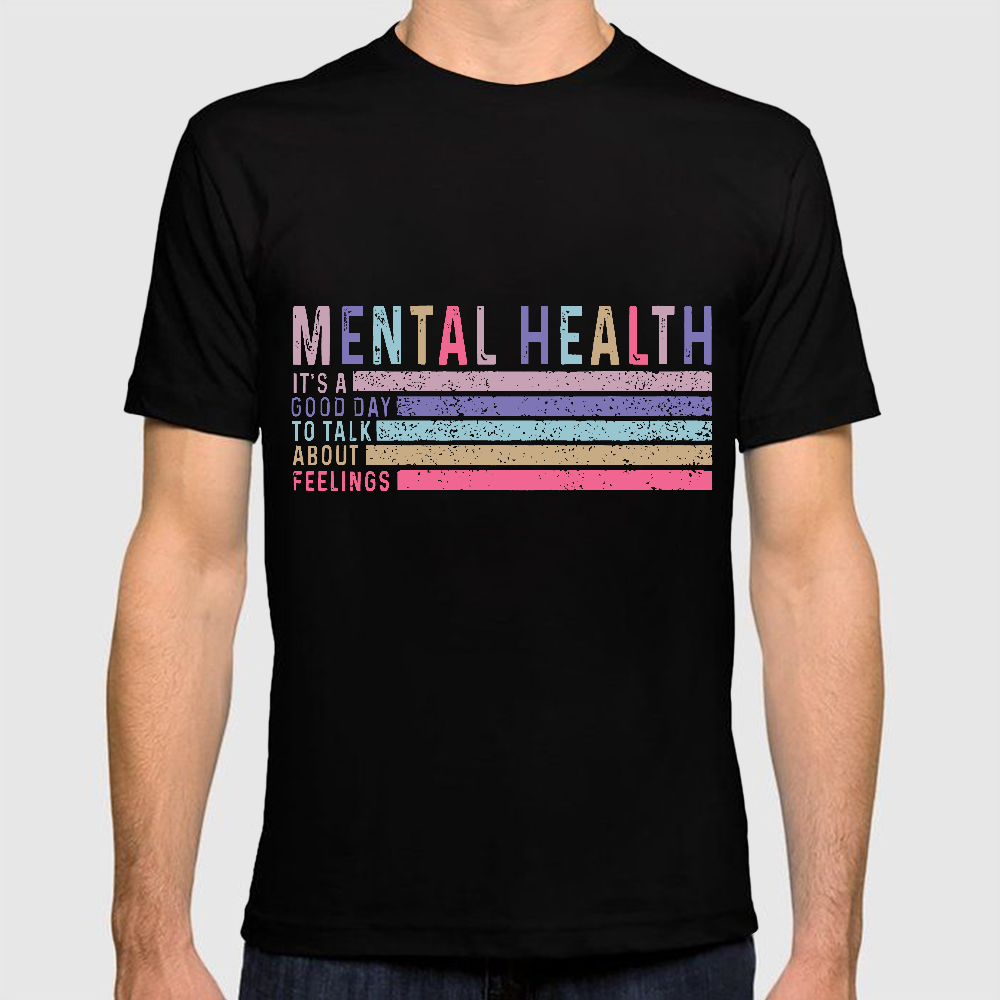 Mental Health It's A Good Day To Talk About Feelings Cotton Doctor T-shirt