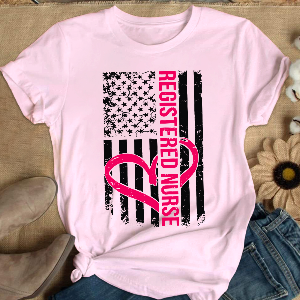 Registered Nurse Cotton Nurse T-shirt