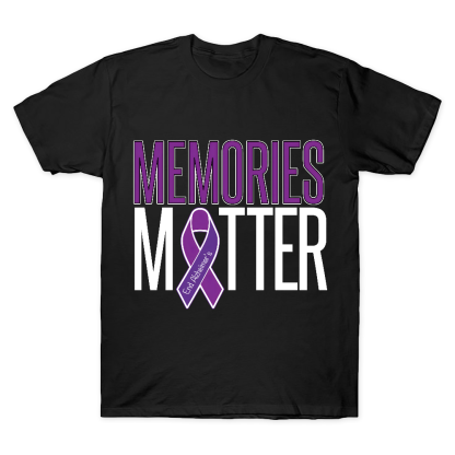 Alzheimer's Awareness Memories Matter Cotton Doctor T-shirt