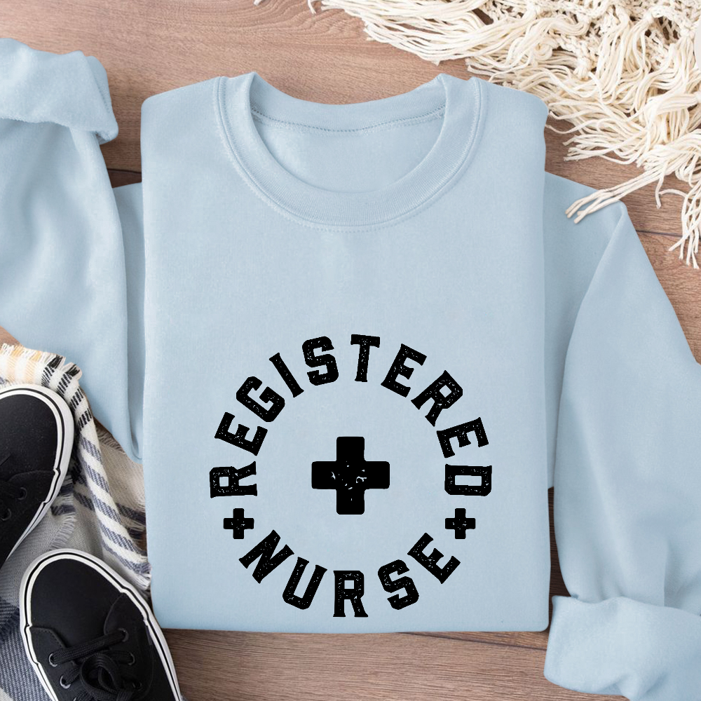 Registered Nurse Cotton Pullover Sweatshirt