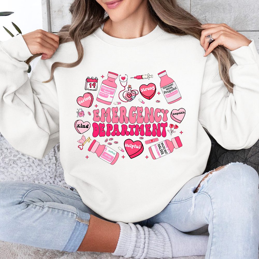 Emergency Department Gift Cotton Pullover Sweatshirt