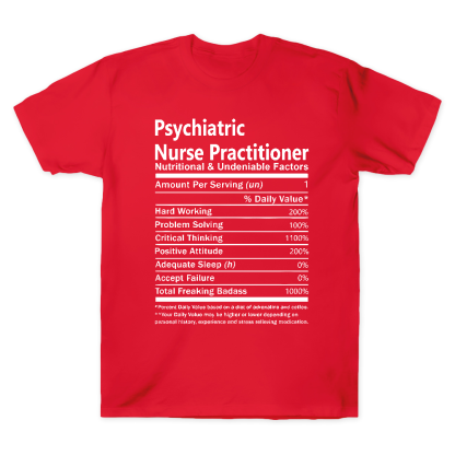 Psychiatric Nurse Practitioner Cotton Doctor T-shirt