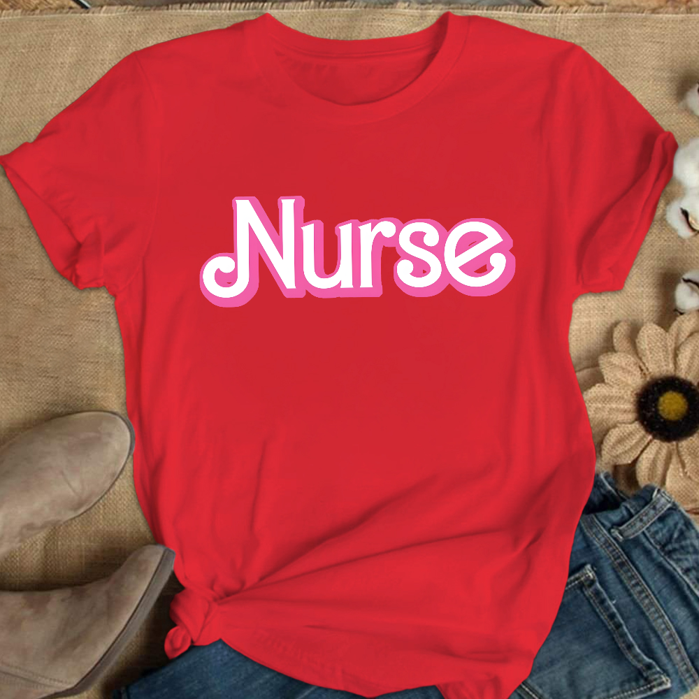 Barbie Nurse Cotton Nurse T-shirt