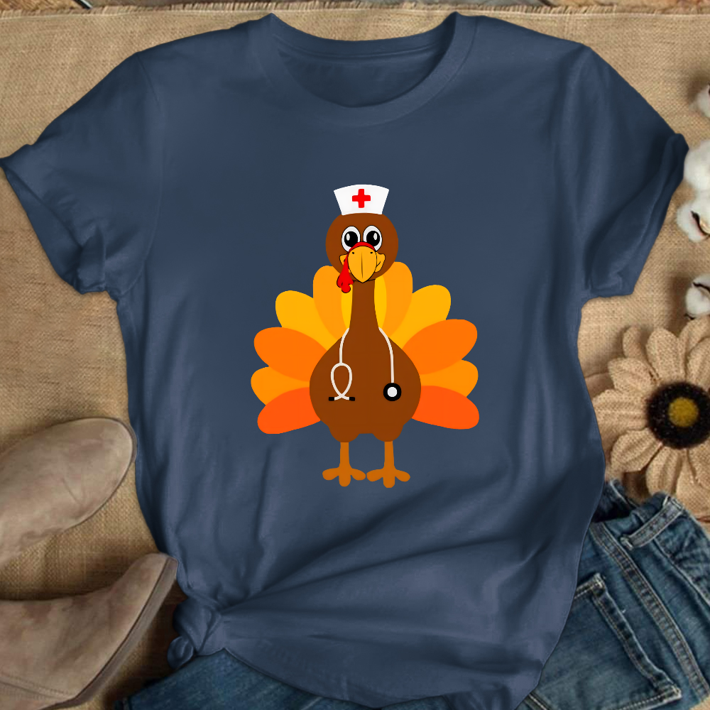 Nurse Turkey Cotton Nurse T-shirt