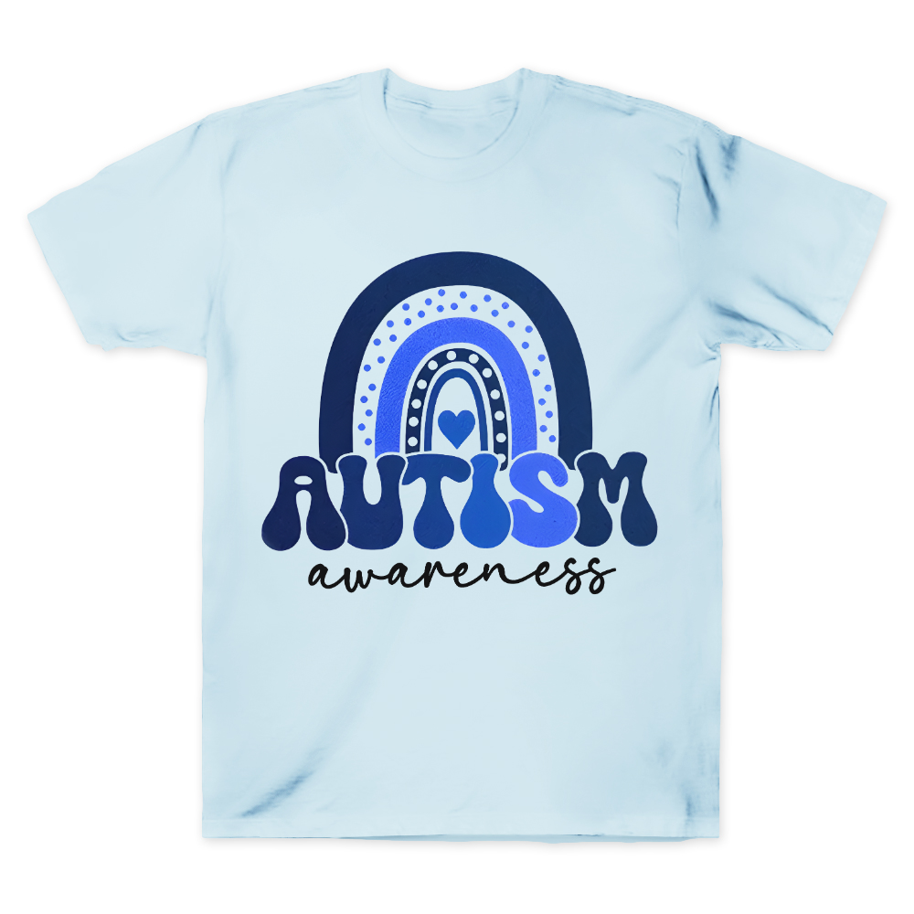 In April We Wear Blue Autism Awareness Cotton Doctor T-shirt