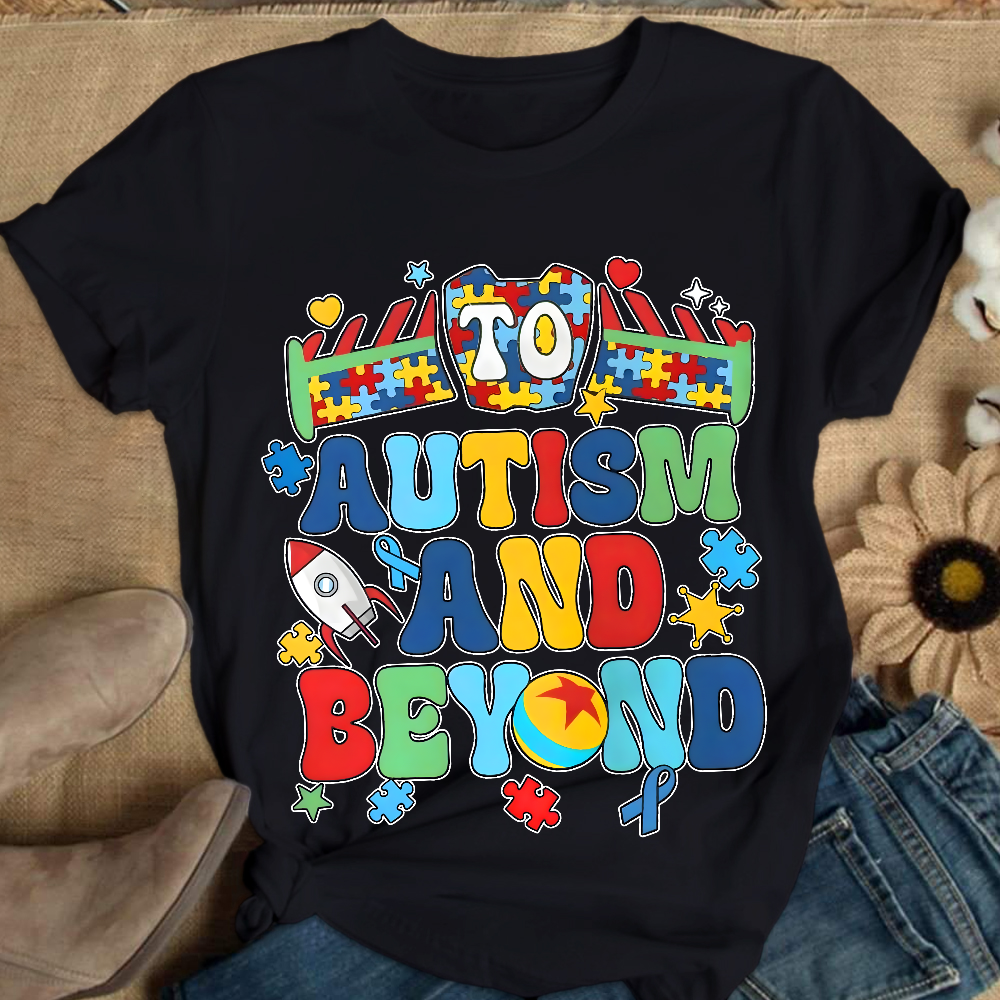 To Autism And Beyond Cotton Nurse T-shirt