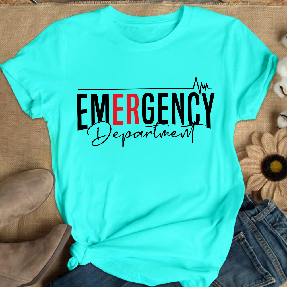 Emergency Department Cotton Nurse T-shirt