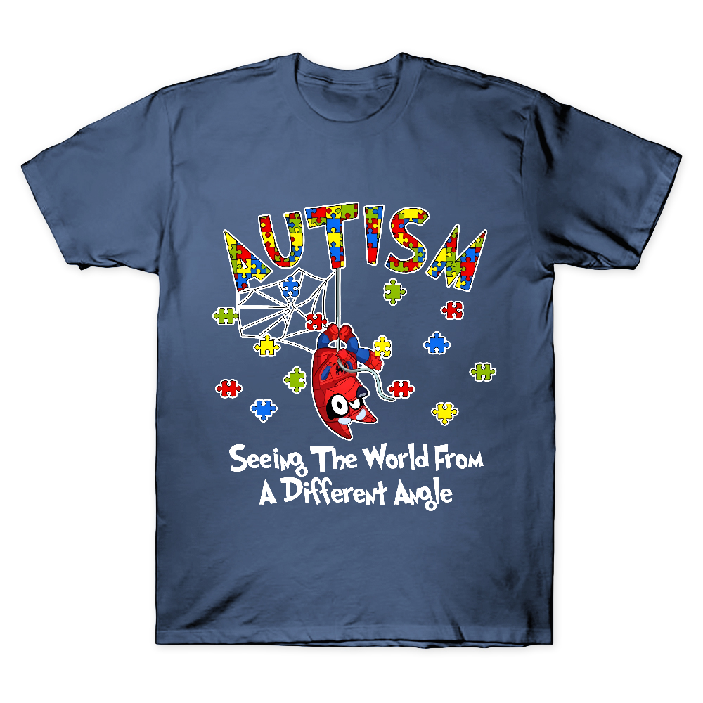 Autism Seeing The World From A Different Angle Cotton Doctor T-shirt