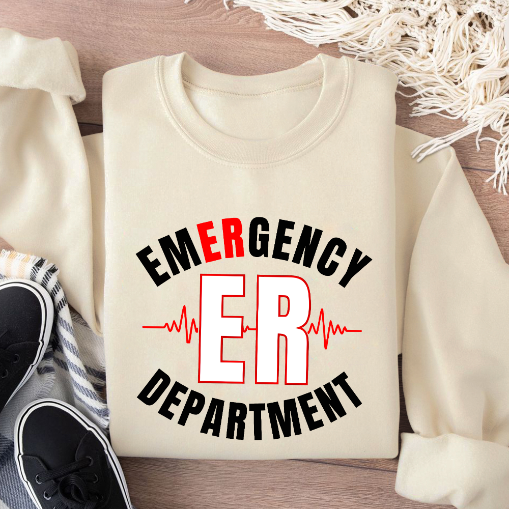 Emergency Department Cotton Pullover Sweatshirt