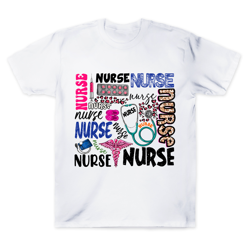 Caring Nursing Cotton Doctor T-shirt