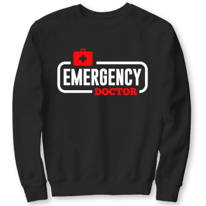 Emergency Doctor Cotton Pullover Sweatshirt