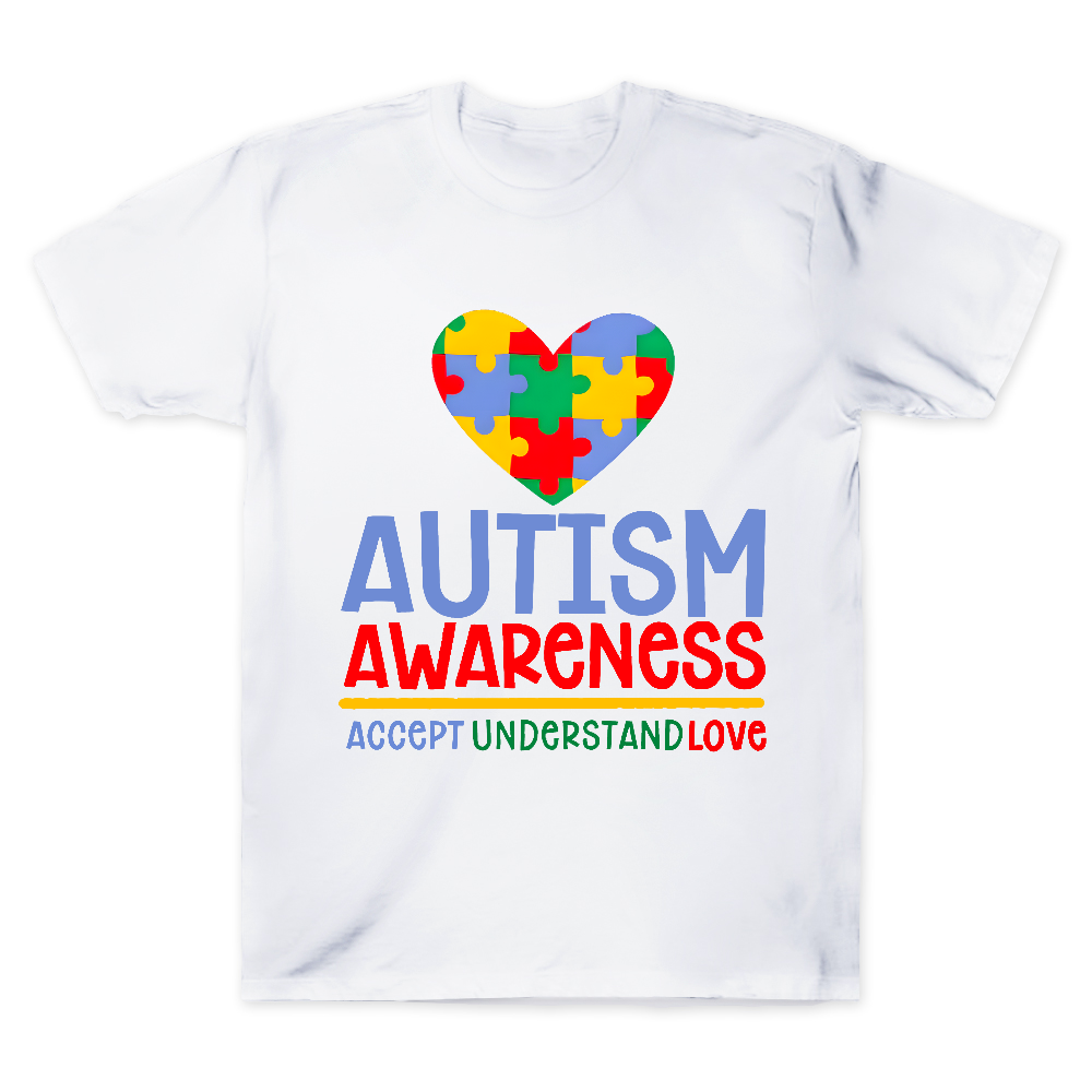 Personalized Autism Awareness Accept Understand Love Cotton Doctor T-shirt