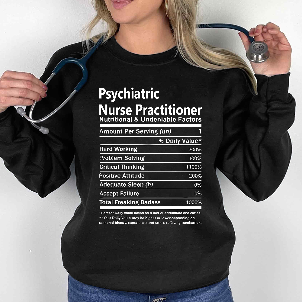 Psychiatric Nurse Practitioner Cotton Pullover Sweatshirt