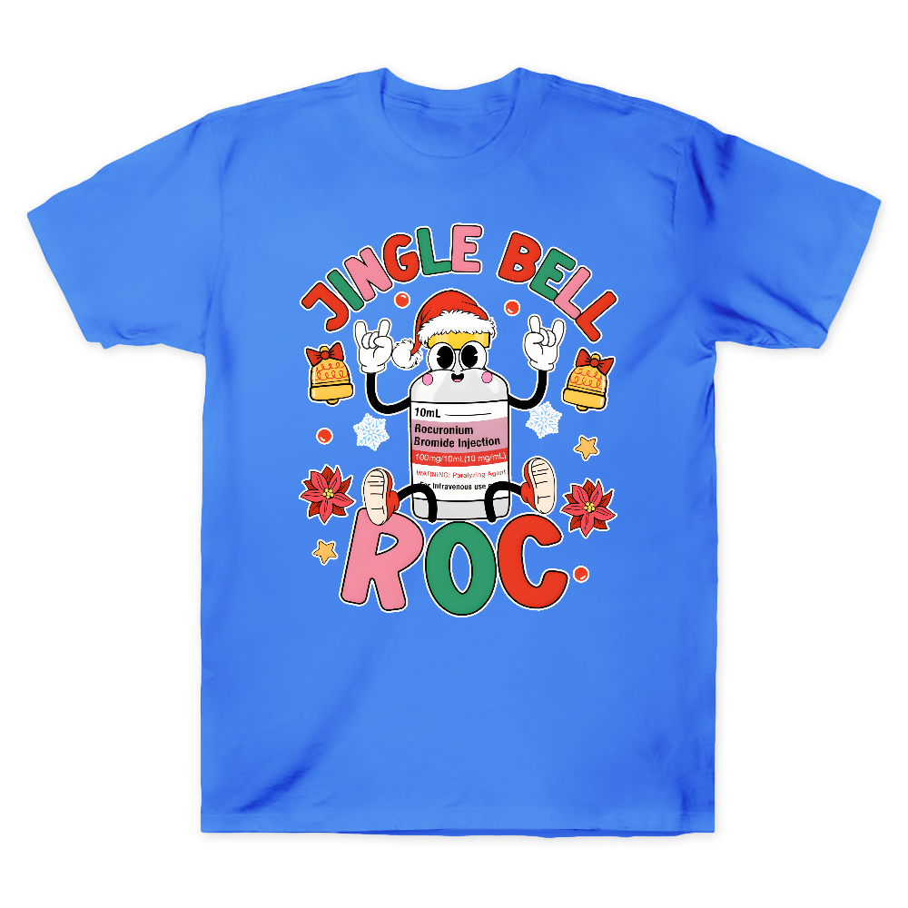 Jingle Bell Roc Funny Cotton Doctor T-shirt